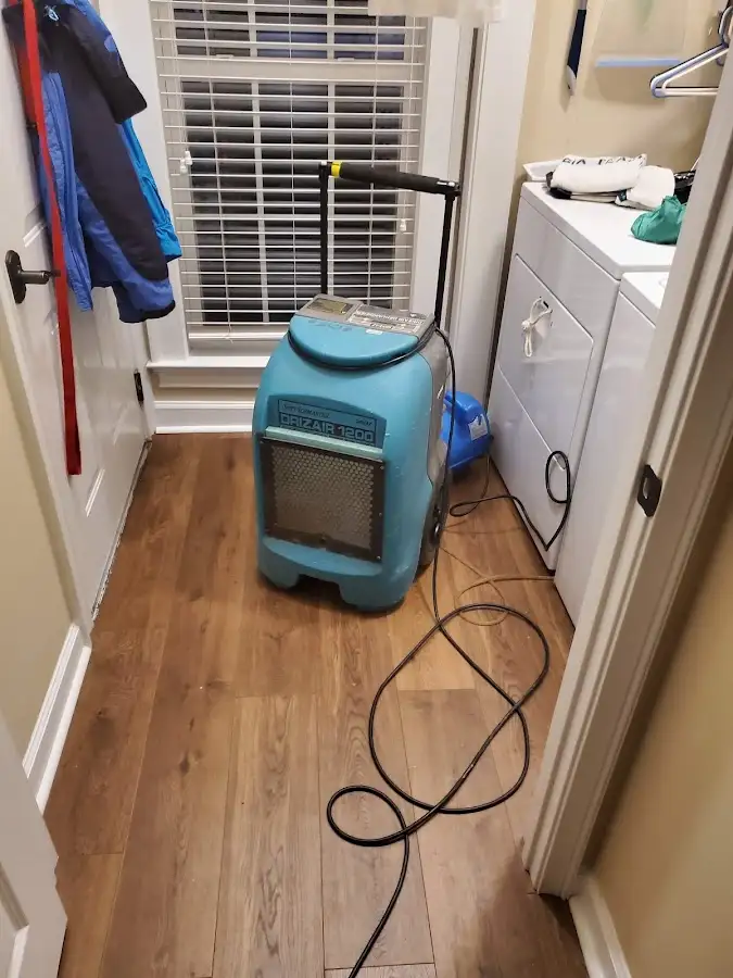 Commercial dehumidifier deployed for Flood Damage Cleanup in Anthony